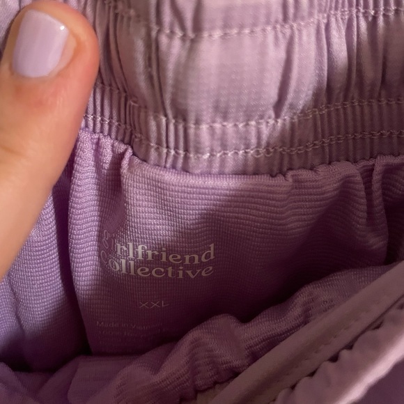 Girlfriend Collective Lavender Gazelle Shorts in Size XXL - Picture 3 of 3